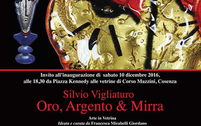 Silvio Vigliaturo: Oro, Argento e Mirra. Il maestro del vetro presenta nuova collezione