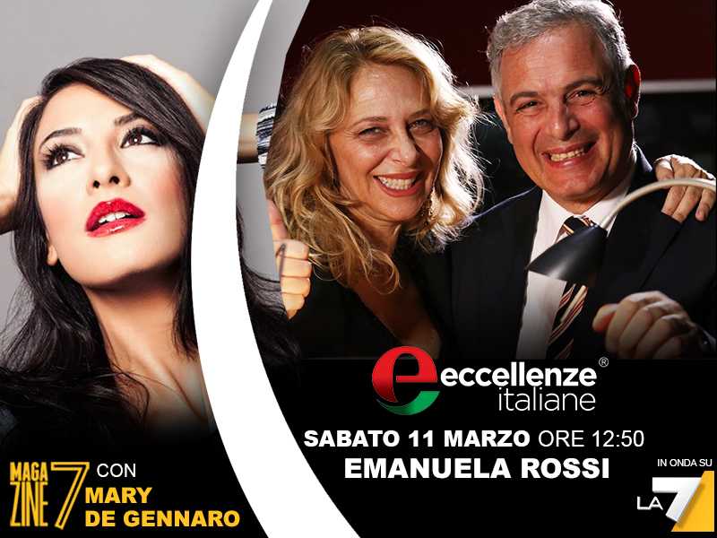 Eccellenze Italiane su La7: la seconda puntata con Emanuela Rossi