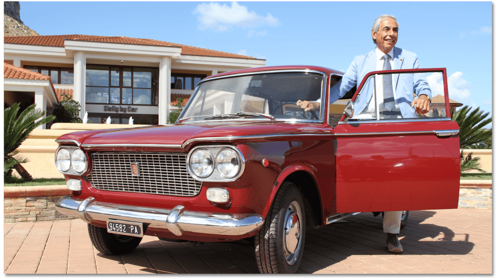 Tommaso Dragotto e auto d'epoca di Sicily by car