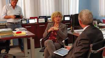 Eccellenze Italiane oggi sul set con Maria Rosaria Russo