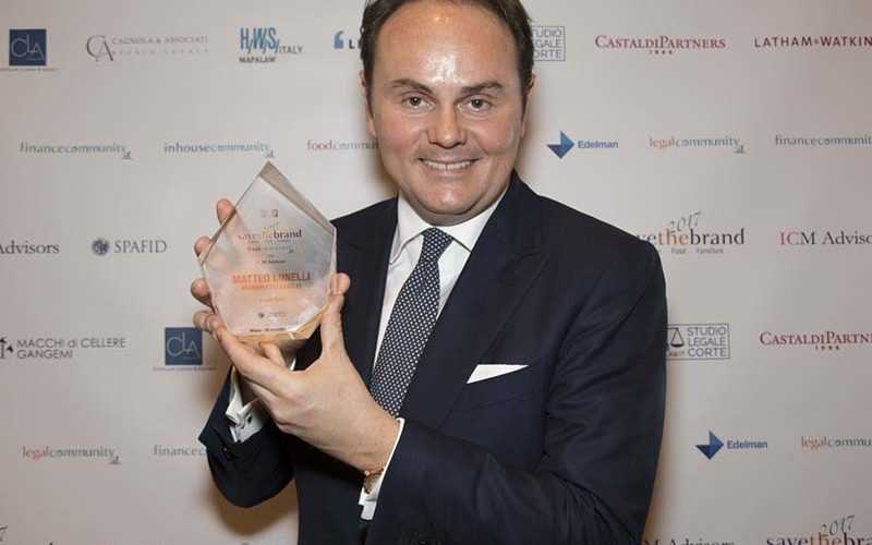 Matteo Lunelli è “Brand Hero” 2017 per Save the Brand 