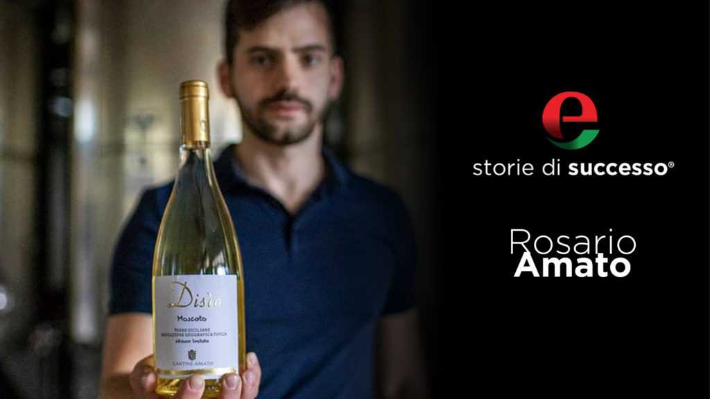 Rosario Amato di Cantine Amato- storia di successo - Etour piraino