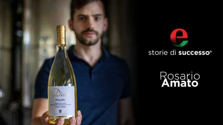 Rosario Amato di Cantine Amato- storia di successo - Etour piraino