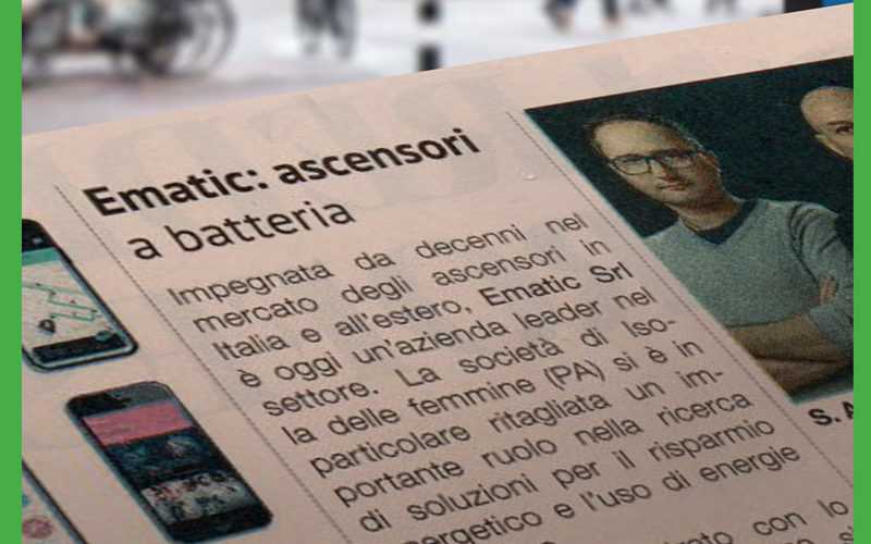 Ematic Sul Quotidiano Il Sole 24 Ore