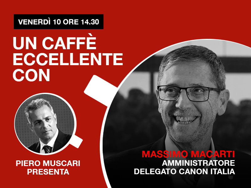 Massimo Macarti:un caffè eccellente.Live venerdì 10 Aprile h 14-30