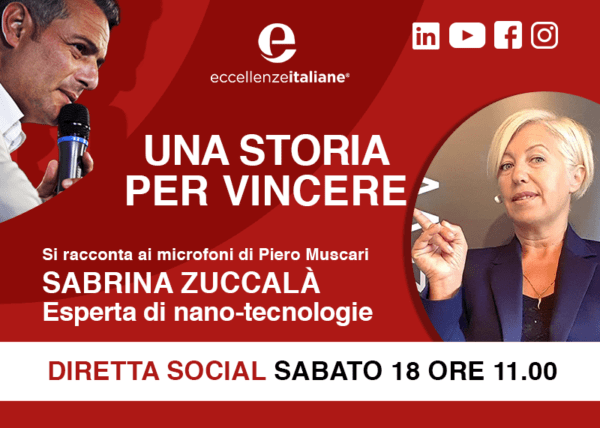 Sabrina Zuccalà, founder e amministratore di 4ward360, è l’ospite "una storia per vincere" di Piero Muscari nella diretta di sabato 18 aprile, alle ore 11.