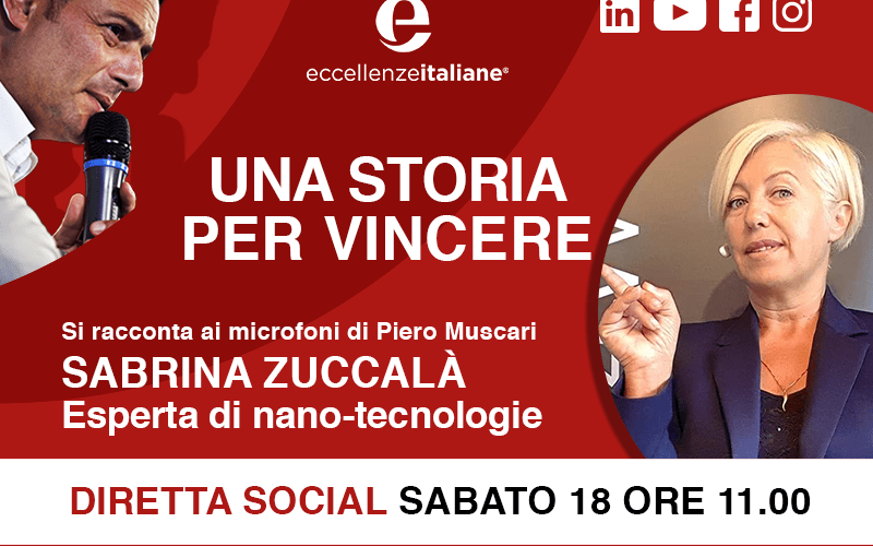 Sabrina Zuccalà, founder e amministratore di 4ward360, è l’ospite "una storia per vincere" di Piero Muscari nella diretta di sabato 18 aprile, alle ore 11.