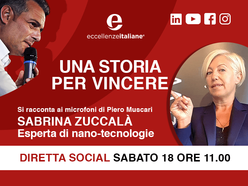 Sabrina Zuccalà, founder e amministratore di 4ward360, è l’ospite "una storia per vincere" di Piero Muscari nella diretta di sabato 18 aprile, alle ore 11.