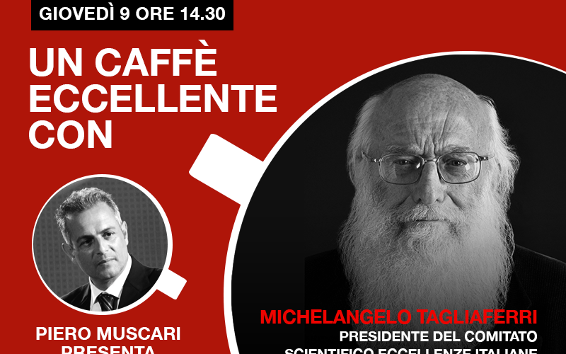 Michelangelo Tagliaferri: un caffè eccellente. Live giovedì 9 Aprile