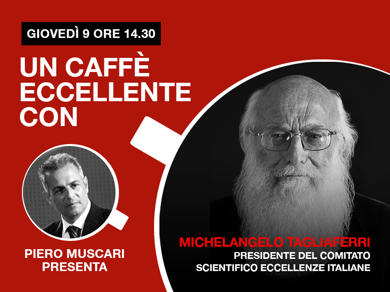 Michelangelo Tagliaferri: un caffè eccellente. Live giovedì 9 Aprile