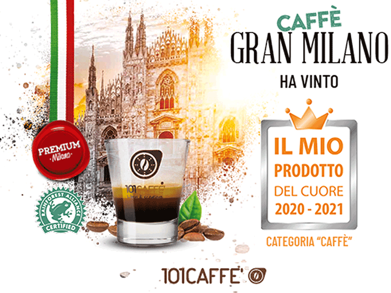 101caffe' vince il premio "Il Mio Prodotto del cuore" |