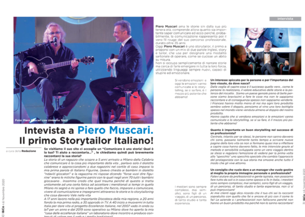 L'intervista di Piero Muscari sul periodico digitale "Immobili&Co"