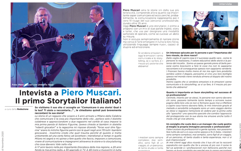 L'intervista di Piero Muscari sul periodico digitale "Immobili&Co"