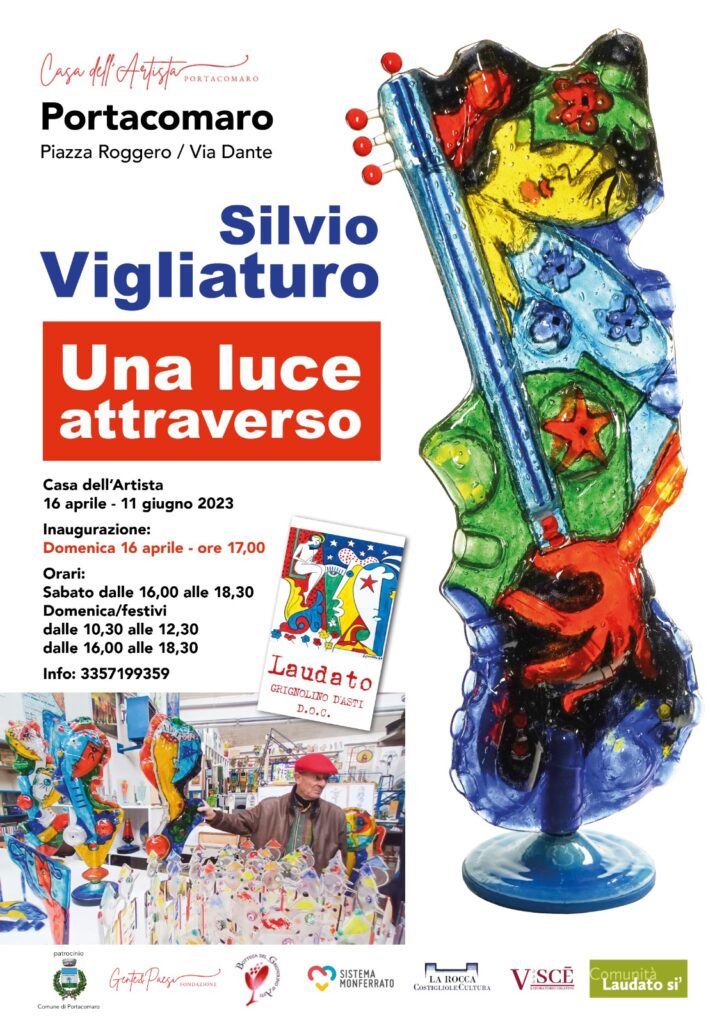 Silvio Vigliaturo - mostra Piemonte - locandina