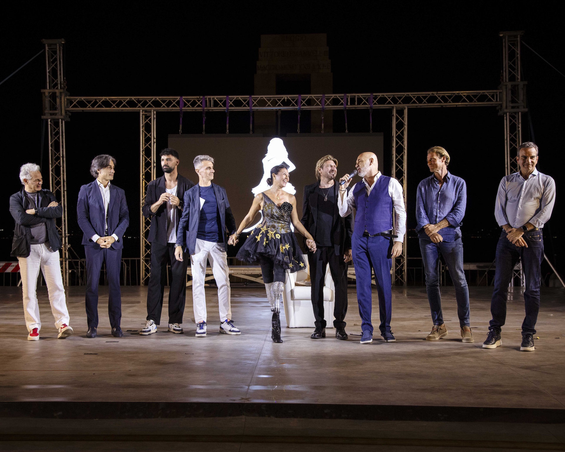 Giusy Versace 20 anni di nuova vita - foto con Piero Muscari