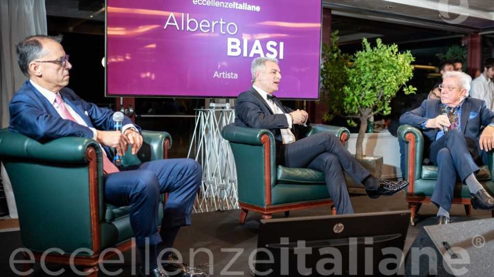 Rocco Guglielmo-Piero Muscari e Alberto Biasi al Galà delle Eccellenze Italiane 2019