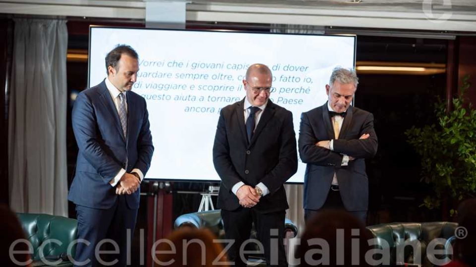 Danilo Iervolino, Giuseppe Pezzano e Muscari durante la lettura della motivazione