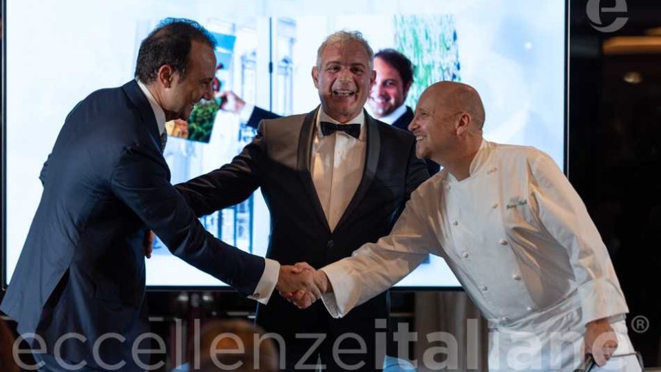 Il saluto di Danilo Iervolino e Heinz Beck al Galà delle Eccellenze Italiane 2019