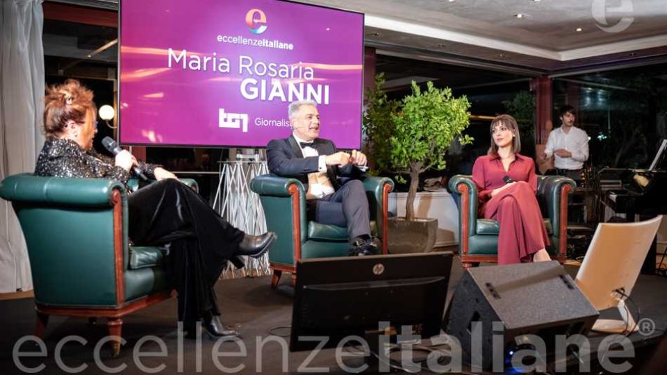 Maria Rosaria Gianni, Piero Muscari e Simona Molinari al galà delle Eccellenze Italiane 2019