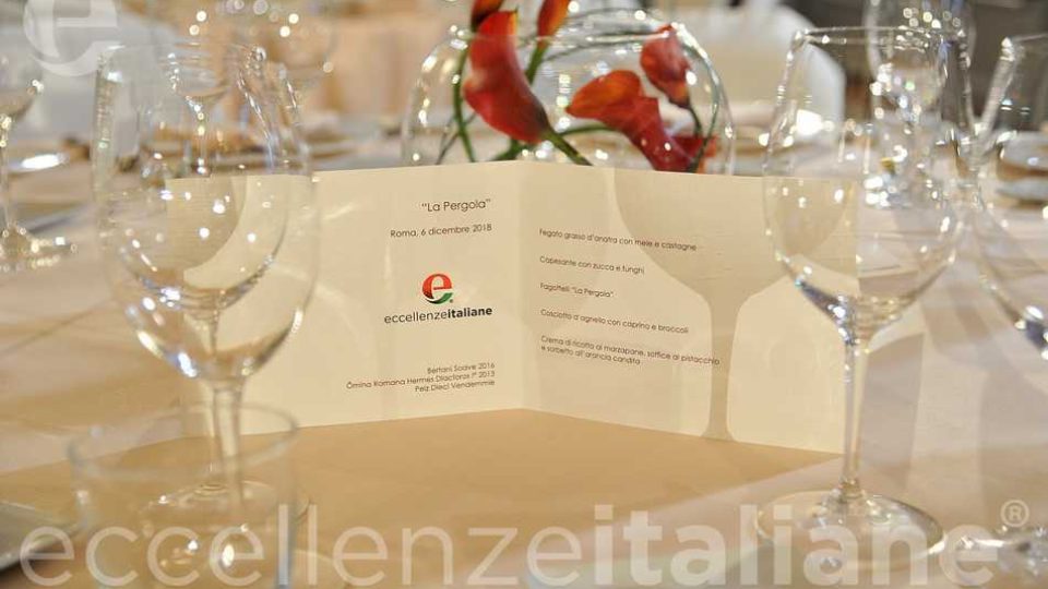 Menu Eccellenze Italiane Pergola