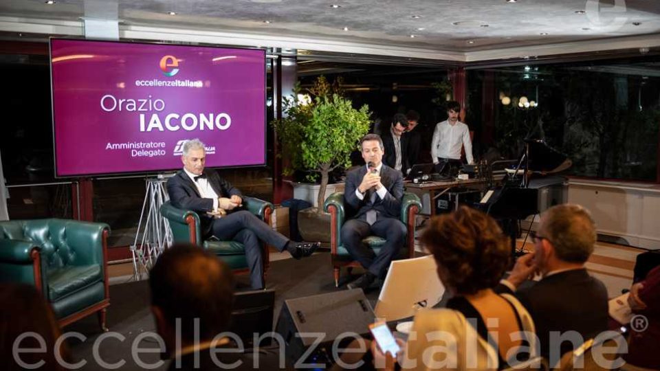 Orazio Iacono e Piero Muscari durante il Galà delle Eccellenze Italiane 2019